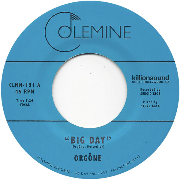 "BIG DAY" B/W "HOUND DOGS" 45