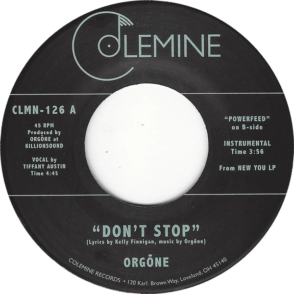 "DON'T STOP" B/W "POWERFEED" 45