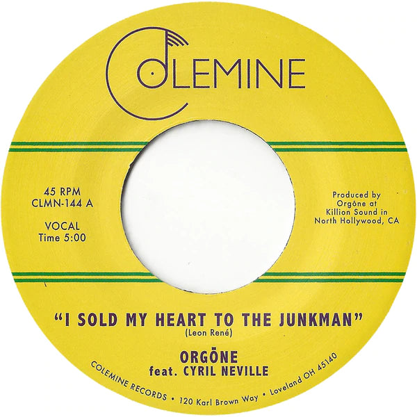 I SOLD MY HEART TO THE JUNKMAN B/W GOODBYE NOLA 45 RPM
